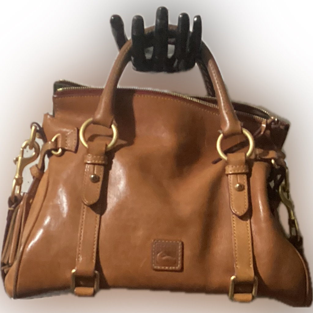 Dooney & Bourke Medium Brown Leather Satchel